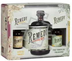 TopItal Remedy Spiced Rum Set DD. [0, 7L|41, 5%] + Elixír [0, 05L|34%] + Pineapple [0, 05L|40%]