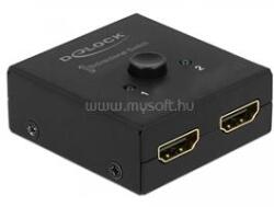DELOCK HDMI 2 - 1 kapcsoló kétirányú 4K 60 Hz kompakt (DL64072) (DL64072)