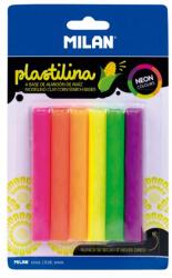 MILAN Plastilina MILAN 6 bețișoare în culori neon 70 g