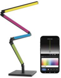 EMOS Lampă de podea LED GoSmart, neagră, 175 cm, alb cald / WiFi RGBIC