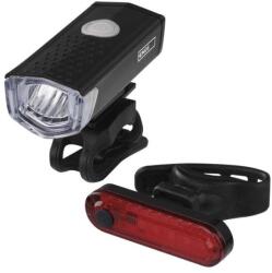 EMOS Lampă de bicicletă LED reîncărcabilă față + spate P3923, 90 lm