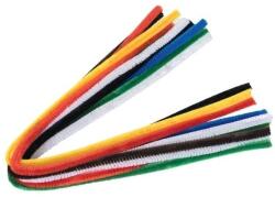FOLIA Sârmă chenilă 50 cm, diametru 8 mm, 10 buc. culori amestecate