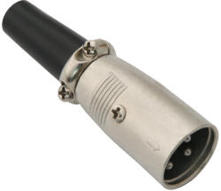  Conector XLR 3P cu înșurubare pentru cablu, 10 buc. 1651- (1651)