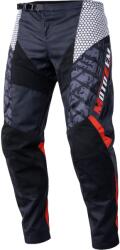 MotoZem Ground MX motokrossz nadrág fekete-fehér-piros
