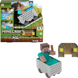 Mattel MINECRAFT RC Minecart cu Steve (25JMT40) Figurina