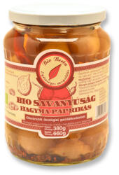 Bio Berta bio hagymapaprikás (mini vöröshagymák paprikával) savanyúság 720 ml