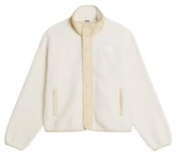 The North Face CRAGMONT SNAP FRONT FLEECE JACKET WOMEN Jachetă JN5 WHITE DUNE/DESERT STONE L