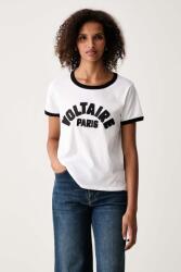 Zadig&Voltaire tricou pentru femei din bumbac ALYS 9BY2-TSDZEC_00A (JWTS02851)