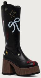 Koi Footwear cizme cu platformă pentru femei Jettison Chunky Cowboy Boots 9BY2-OBDTYP_99X