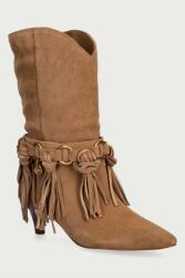 MICHAEL Michael Kors botine pentru femei din piele întoarsă Daniela Fringe Mid Boot 9BY2-OBDW6M_80X