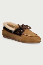 Posa mocasini pentru femei din piele întoarsă Boat Loafer 9BY2-OBDZ5Y_80X
