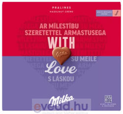  I love Milka 110Gr Mogyorókrémes Praliné