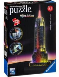 Ravensburger Ravensburger: Empire State Building puzzle 3D LED cu 216 piese (12008026)