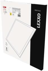 EMOS LED panel LEXXO 60 x 60 cm / 25 mm, 30 W, 4200 lm, beépített, semleges fehér, IP44 / IP20