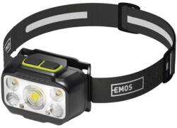 EMOS LED újratölthető fejlámpa P3546, 550 lm, Li-Pol 1000 mAh / 3× AAA