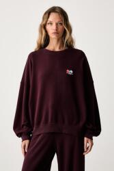 American Vintage melegítőfelső női pamuttal - burgundia M