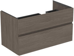Ideal Standard Dulap baza Ideal Standard Finesse cu doua sertare, 100cm, pentru lavoar dreapta, ulm inchis (E3446UR)