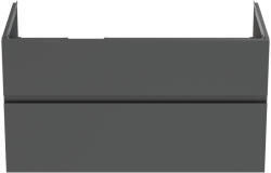 Ideal Standard Dulap baza Ideal Standard Finesse cu doua sertare, 100cm, pentru lavoar stanga, antracit mat (E3445Y2)