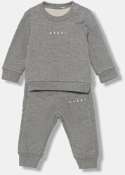 Marni baba pamut tréningruha MS1B-SET OVERALLS 2 db - szürke 78