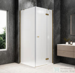 SAPHO GLOBE GOLD MATT nyílóajtó oldalfallal 900x900mm, jobbos, matt üveg (GB1090-3315MRG) (GB1090-3315MRG)