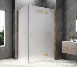 SAPHO GLOBE GOLD MATT nyílóajtó oldalfallal 900x800mm, jobbos, matt üveg (GB1090-3215MRG) (GB1090-3215MRG)