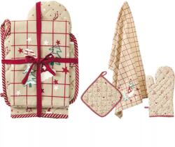 Gastro Set textil de bucătărie de Crăciun, 3 piese