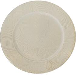 Gastro Farfurie suport decorativă Swirl din plastic 33 cm, albă Castron