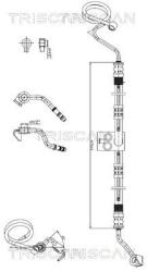 TRISCAN Furtun hidraulic, sistem de directie TRISCAN 8516 29078 (8516 29078)