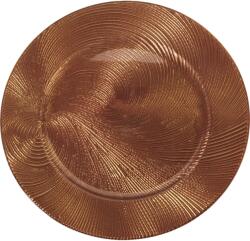 Gastro Farfurie decorativă suport Swirl din plastic 33 cm, roz Castron