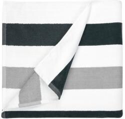 The One Towelling Prosop de plajă cu dungi - Antracit / gri deschis (TH1090-1000322018) Prosop