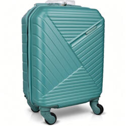 Leonardo Da Vinci Wizzair kézipoggyász 40 x 30 x 20 cm bőrönd kivehető kerekes zöld (le-3053-xs-green)