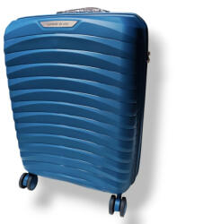 Leonardo Da Vinci Wizzair Ryanair bőrönd 55 x 40 x 20/23 cm bővíthető polipropilén kék TSA záras (le-010-s-blue)