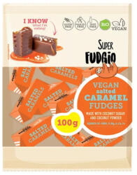 de Bron Fudgio Vegán karamella bio 100g - Sós karamellás