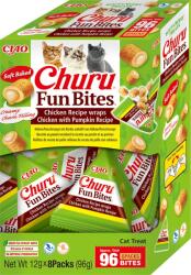 Churu Fun Bites 8x12 g - Csirke wrapek tökkel