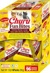 Churu Fun Bites 8x12 g - Csirke sajttal