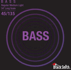 BlackSmith Bass, Regular Medium Light, 34", 45-135 húr - 5 húros - BS-NW-45135-5-34