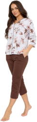 Cornette Pijama damă cu nasturi Cornette 162/498 Simone alb-maro: XXL (34698 XXL)