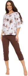 Cornette pijama damă 147/499 Ashley alb-maro: XXL (34701 XXL)
