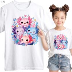  Gyerek Póló Fehér Axolotl Aranyos Halak XL 164 cm