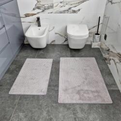 Dariana Fürdőszobaszőnyeg 2 db 45x75+60x90 csúszásgátló DarianA Fibra szürke (B000010501)