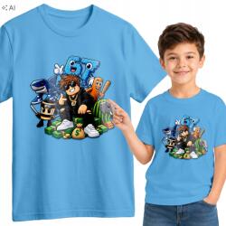  Gyerek Póló Kék Roblox 67 Brainrot 3XS 92 cm