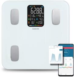 Salente MaxFit, cântar inteligent de fitness cu funcție de diagnosticare personală, Bluetooth, alb (MAXFIT-WH) Cantar baie