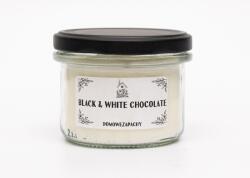 DomoweZapachy Black&White Chocolate Szója illatgyertya Domowezapachy 235g (Świece sojowe)