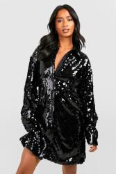 Boohoo Ruha MIDI Ing Flitterekkel 36-OS