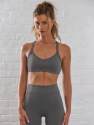 Shein Szürke Sportmelltartó Sima Lycra Fitneszhez 1MA