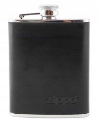 Zippo Csípő Lombik Zippo Steel Black Leather 180ml (35887)