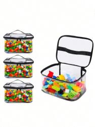 Shein Hordozható Cipzáras Játéktároló Doboz 23x15x10cm 1DB