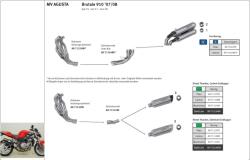 Arrow Exhaust Tobă finală ARROW Thunder pentru MV Agusta BRUTALE 920 2011-2012, Titan (AR-71110PK)