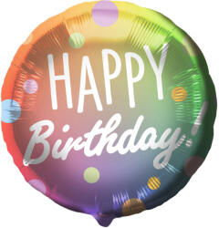 Folat Szülinapi lufi 18" 45cm Happy Birthday (LUFI792066)