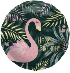 Folat Szülinapi lufi 18" 45cm Happy Birthday, Hattyú (LUFI370993)